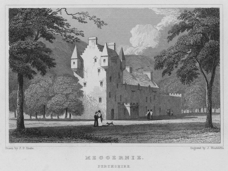 Meggernie, Perthshire (gravure) - Thomas Hosmer Shepherd
