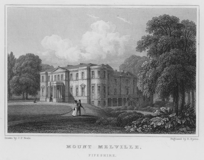 Mount Melville, Fifeshire - Thomas Hosmer Shepherd