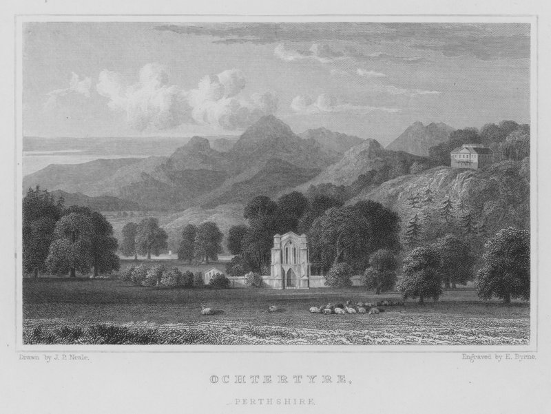 Ochtertyre, Perthshire (gravure) - Thomas Hosmer Shepherd