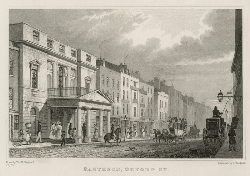 Panthéon, Oxford Street, Londres - Thomas Hosmer Shepherd
