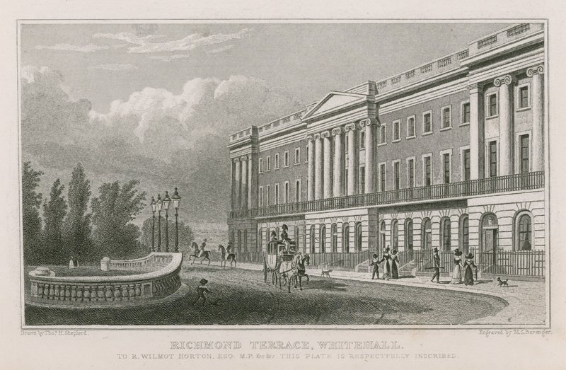 Richmond Terrace à Whitehall - Thomas Hosmer Shepherd