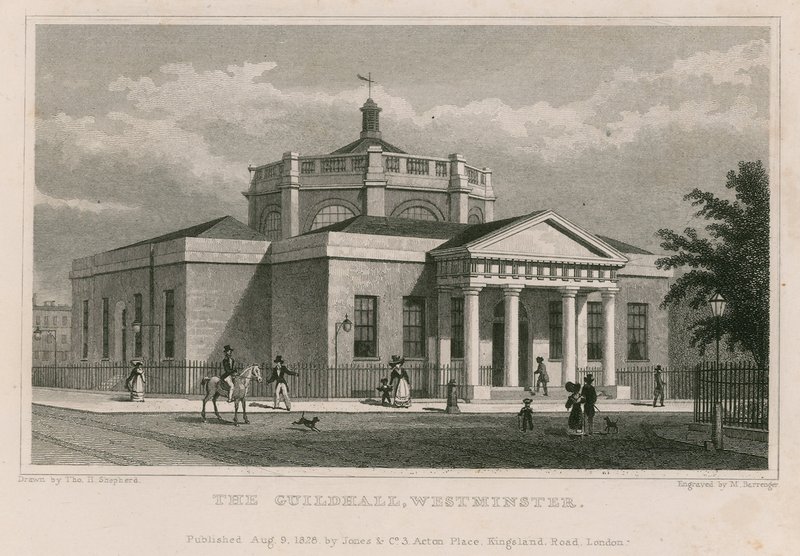Le Guildhall, Westminster, Londres - Thomas Hosmer Shepherd
