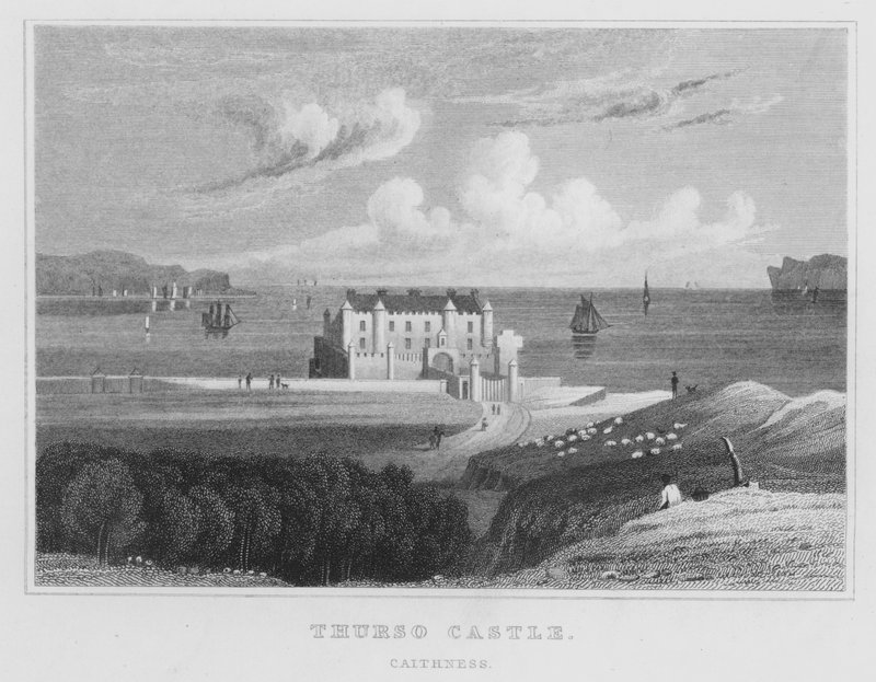 Château de Thurso, Caithness - Thomas Hosmer Shepherd