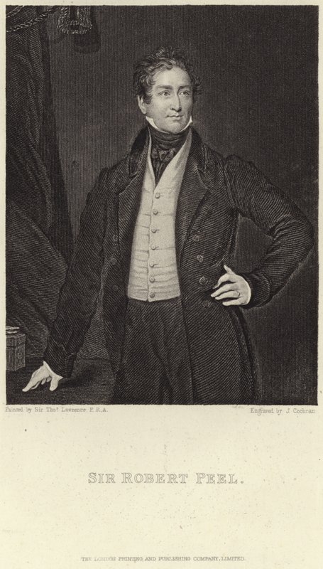 Portrait de Sir Robert Peel - Thomas Lawrence