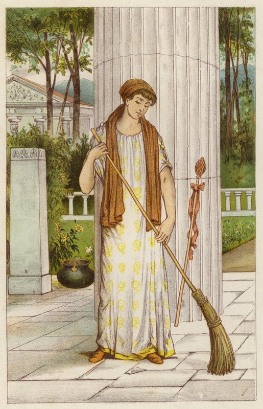 Danaé dans le temple d