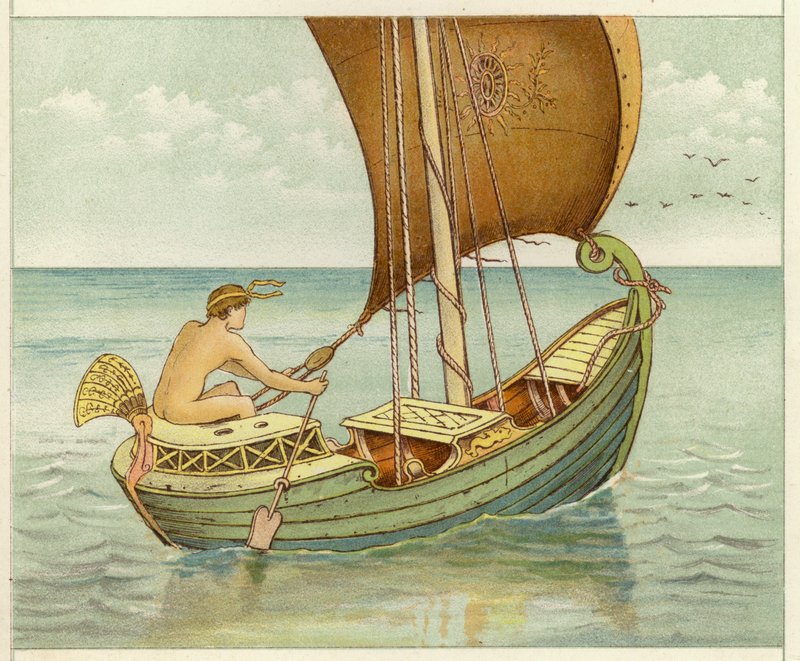 Persée naviguant - Thomas Ralph Spence