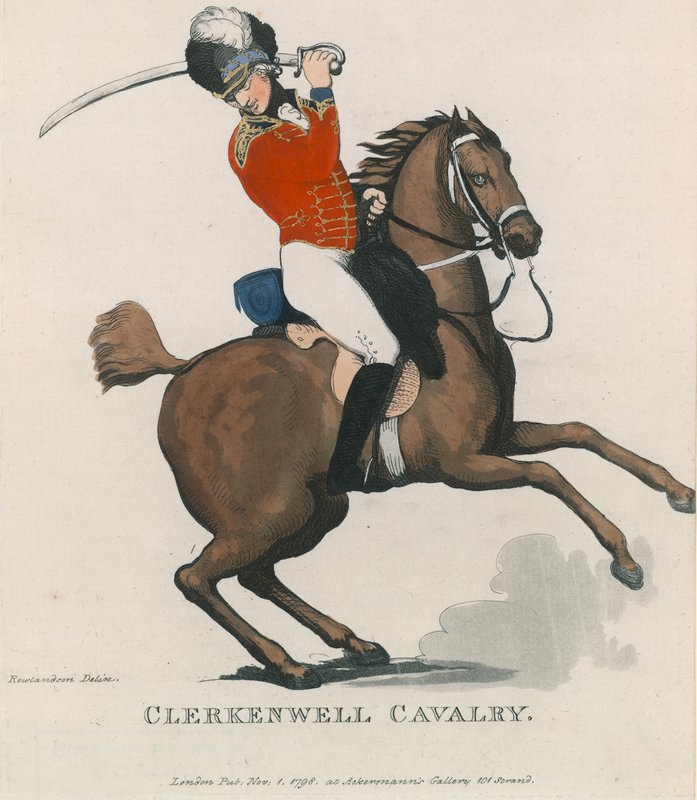 Cavalerie de Clerkenwell - Thomas Rowlandson