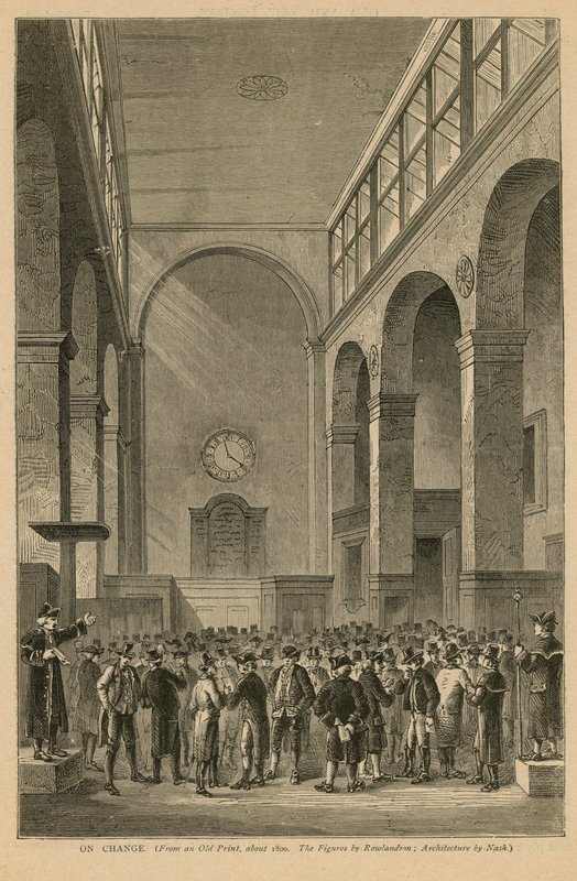 En bourse - Thomas Rowlandson