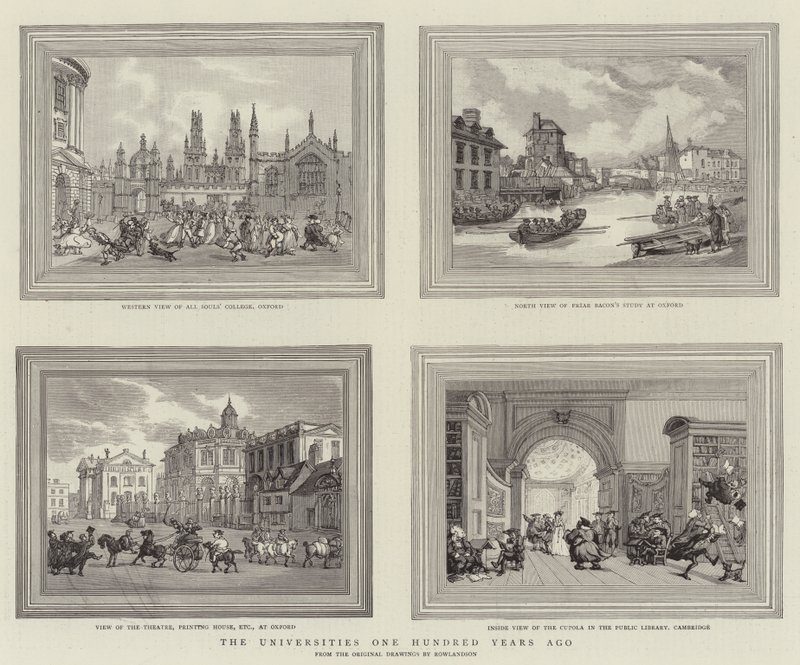 Les universités il y a cent ans - Thomas Rowlandson
