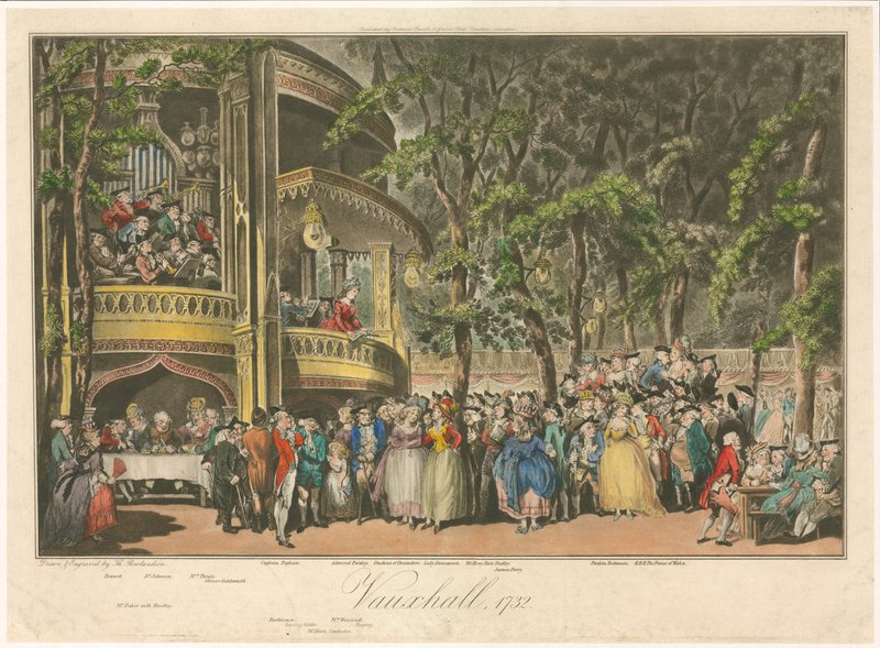 Vauxhall - Thomas Rowlandson