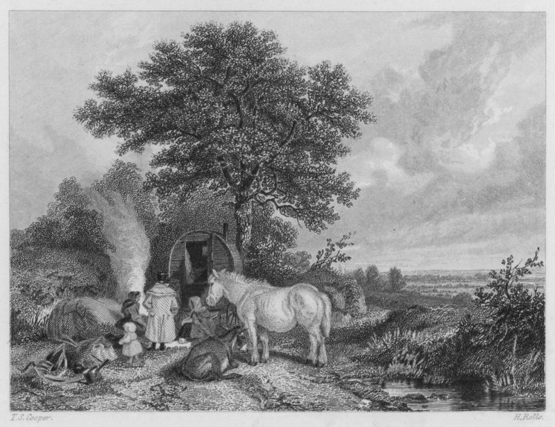 Le Repaire des Bohémiens - Thomas Sidney (after) Cooper