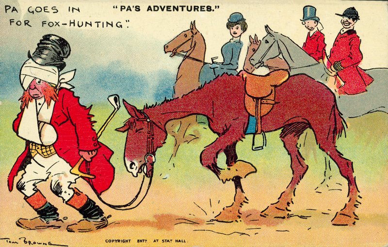 Chasse au renard : un homme mal en point après avoir été jeté de son cheval - Tom Browne