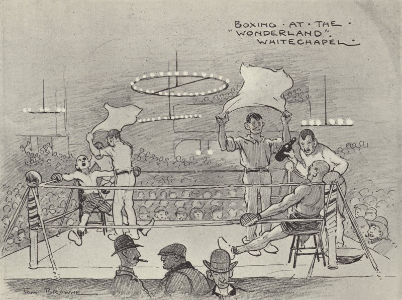 Boxe au Wonderland, Whitechapel - Tom Browne