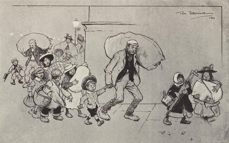 Vos yeux se fixent sur une procession - Tom Browne