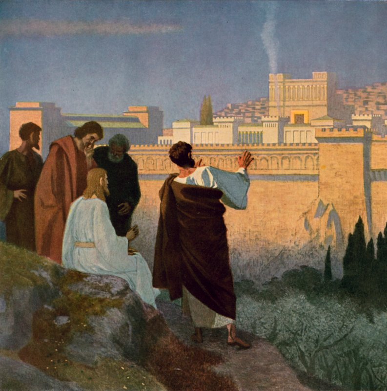Jésus prophétisant la destruction du Temple de Jérusalem - Unbekannt Unbekannt