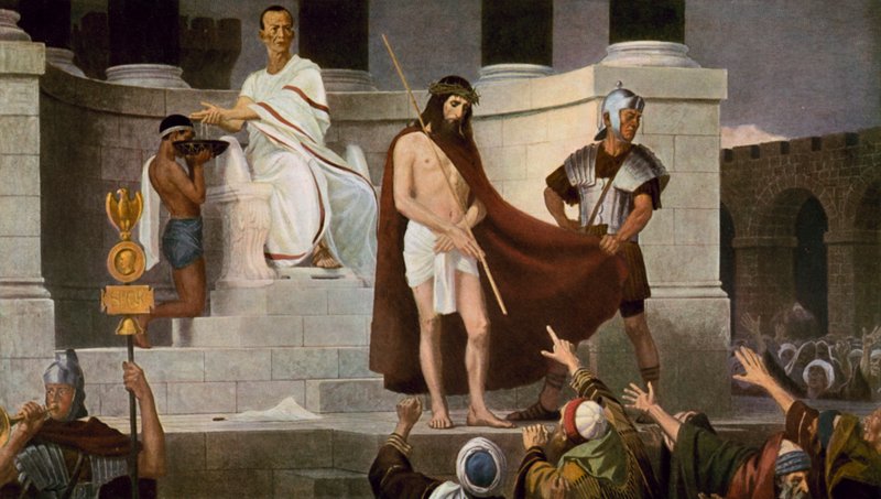 Ponce Pilate se lavant les mains après avoir condamné Jésus à mort - Unbekannt Unbekannt
