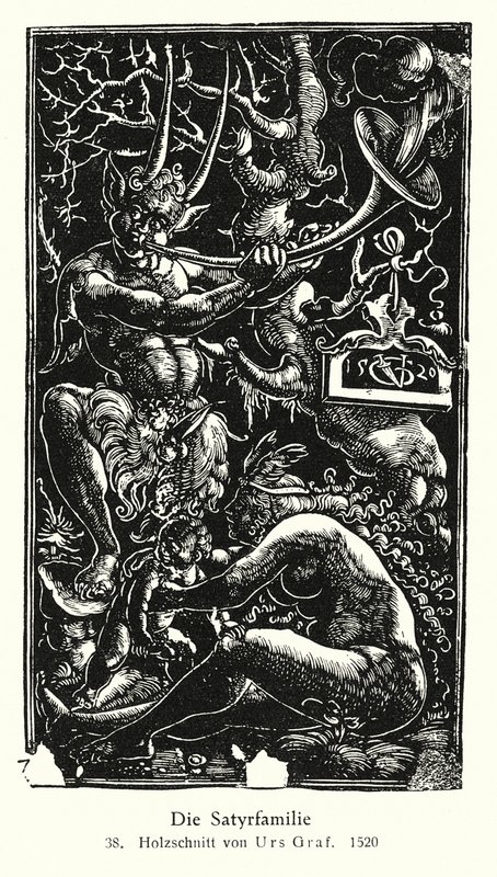 Famille de Satyres - Urs  Graf