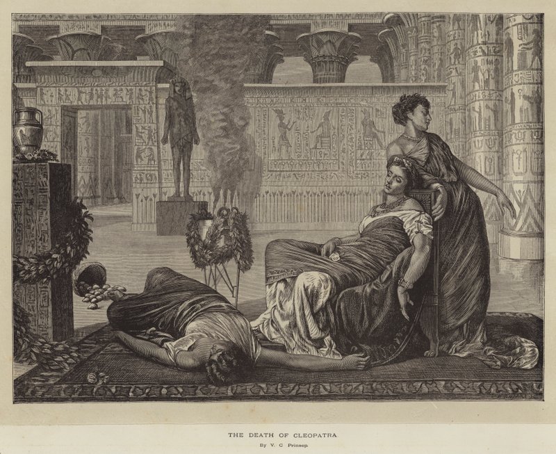 La mort de Cléopâtre - Valentine Cameron Prinsep