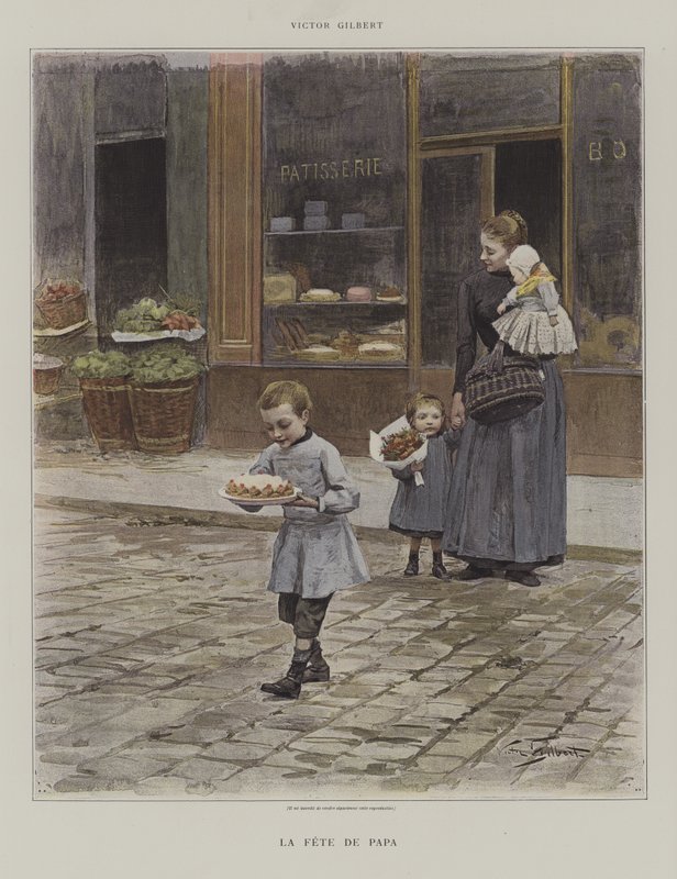 La Fête de Papa - Victor Gabriel Gilbert