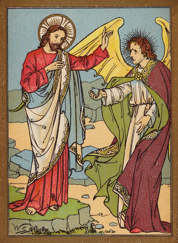 La Tentation de Jésus - W.S. Stacey