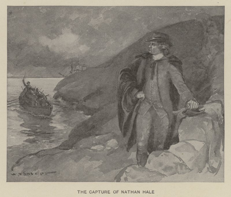 La capture de Nathan Hale - W. P. Snyder