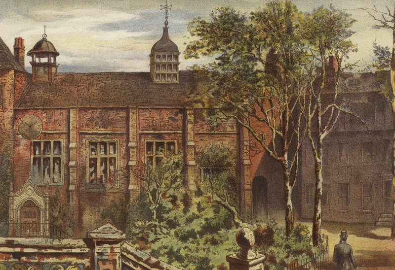 Staple Inn, Premier Cour (chromolithographie) - Waldo Sargeant