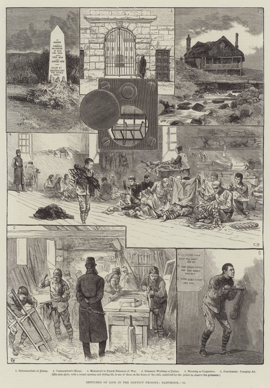 Esquisses de la vie dans les prisons de condamnés, Dartmoor - Walter Bothams