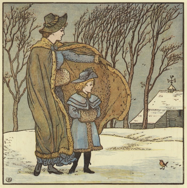 Le vent du nord souffle - Walter Crane
