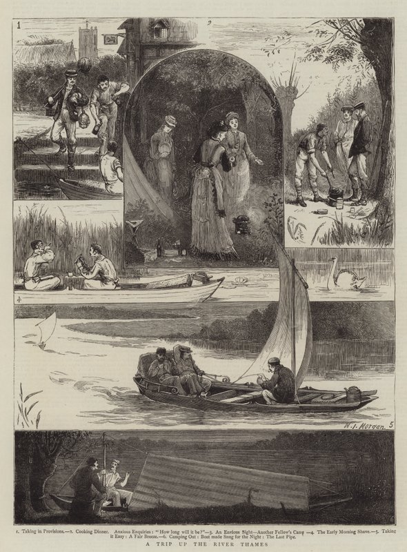 Une excursion sur la Tamise - Walter Jenks Morgan