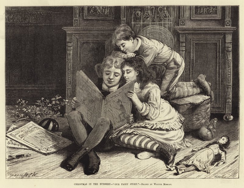 Noël dans la nursery, Notre Conte de Fées - Walter Jenks Morgan