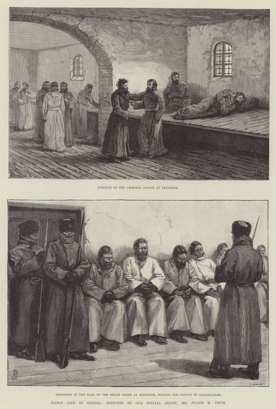La vie en prison en Sibérie - Walter Paget