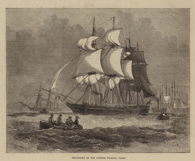 Départ de la flotte baleinière de Dundee - Walter William May