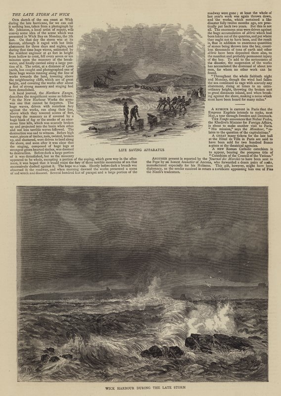 La dernière tempête à Wick - Walter William May