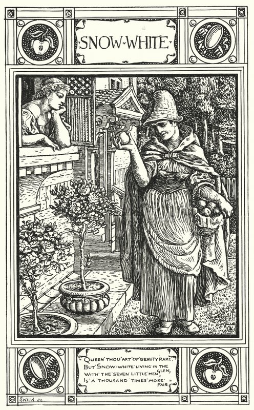 Blanche-Neige (gravure) - Walter (after) Crane