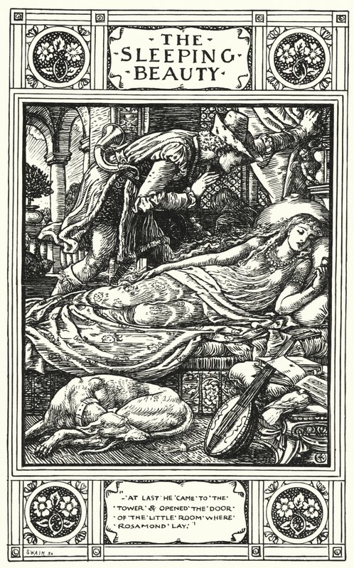 La Belle au bois dormant - Walter (after) Crane