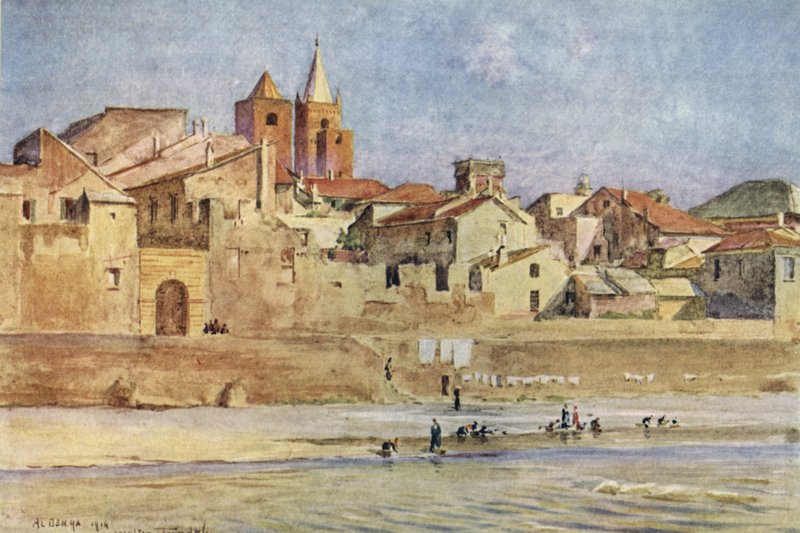 Albenga, depuis la Centa, Italie - Walter Frederick Roofe Tyndale