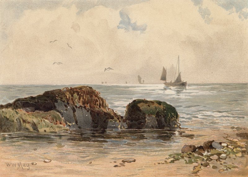 Rochers à marée basse - Walter William May