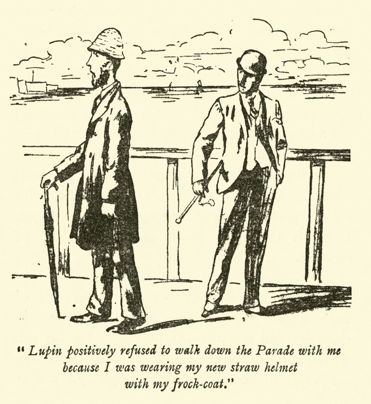 Lupin a catégoriquement refusé de descendre la Parade avec moi parce que je portais mon nouveau casque de paille avec mon habit - Weedon Grossmith