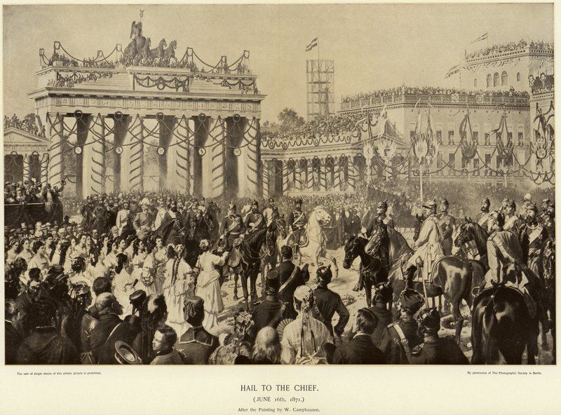 Otto von Bismarck à Berlin en 1871 - Wilhelm Camphausen