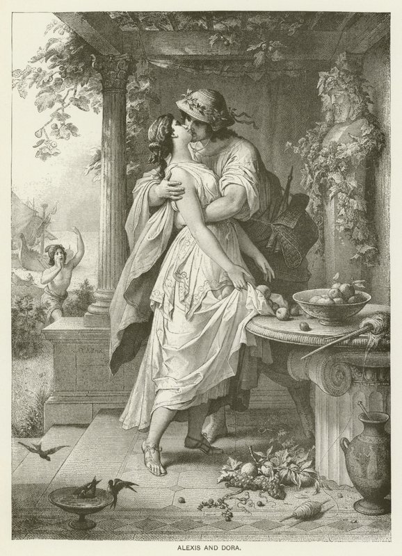 Alexis et Dora - Wilhelm von Kaulbach