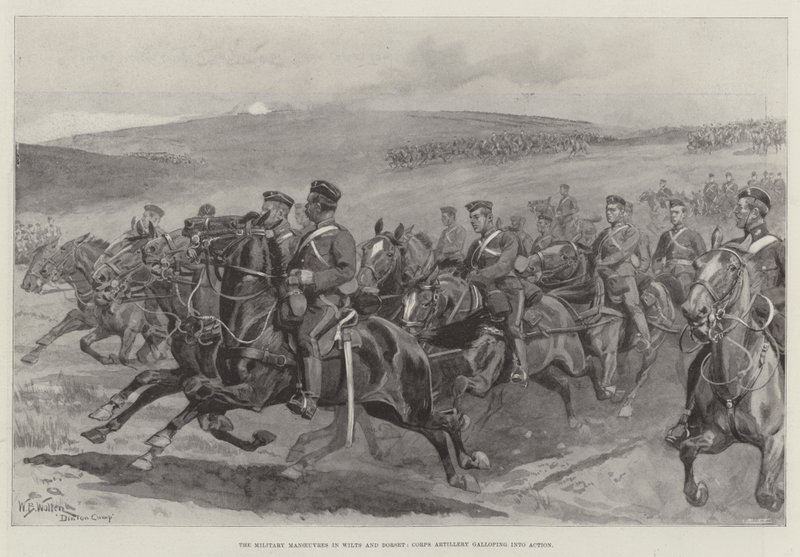 Les manœuvres militaires dans le Wiltshire et le Dorset, l