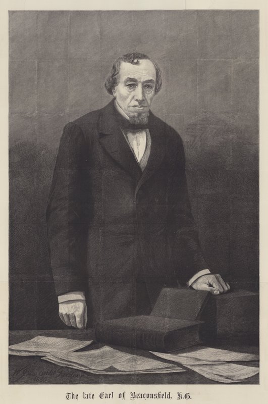 Feu le comte de Beaconsfield, KG - William Biscombe Gardner