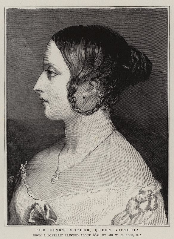 La mère du roi, la reine Victoria - William Charles Ross