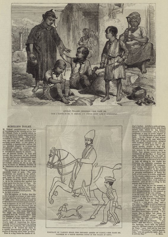 La guerre afghane - William Crimea Simpson
