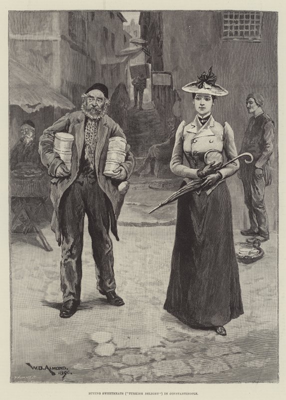 Achat de friandises (loukoums) à Constantinople - William Douglas Almond