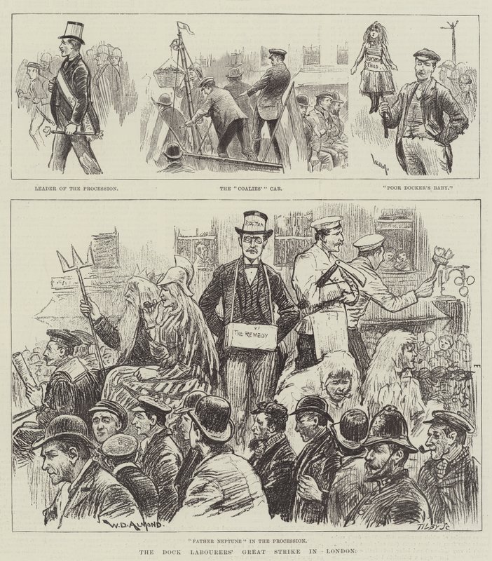 La grande grève des dockers à Londres - William Douglas Almond