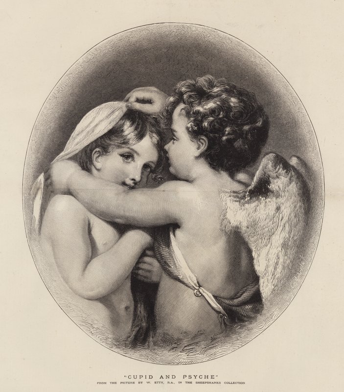 Cupidon et Psyché - William Etty