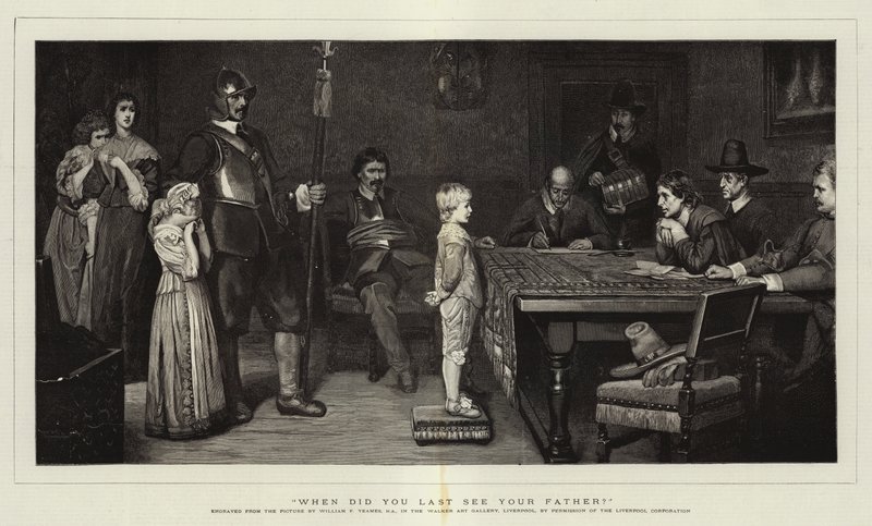 Quand avez-vous vu votre père pour la dernière fois - William Frederick Yeames
