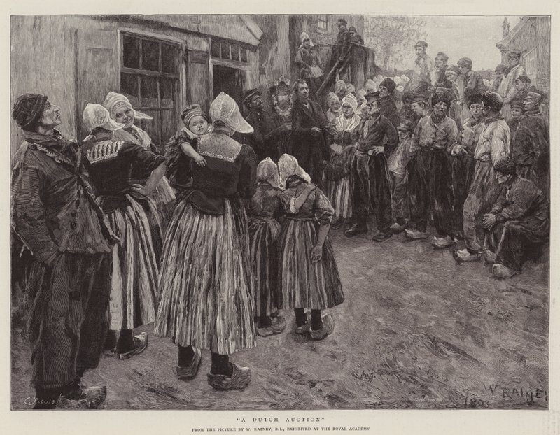 Une vente aux enchères hollandaise - William Rainey