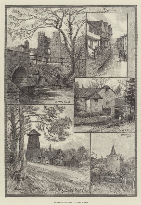 Croquis vagabonds dans le Sussex rural - William Rainey